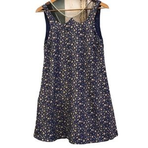 Luca Couture faux Peter Pan Collar Babydoll Dress